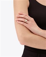 Ring Nanis Woman Sway in Yellow Gold Diamante 0.06 Ct AS17-615 - AS17-615